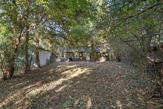 a view of a outdoor space with trees