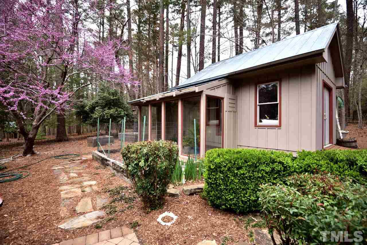 5217 Ginger Trail Raleigh, NC 27614 - Photo 29 of 30 Garden shed with lean-to greenhouse