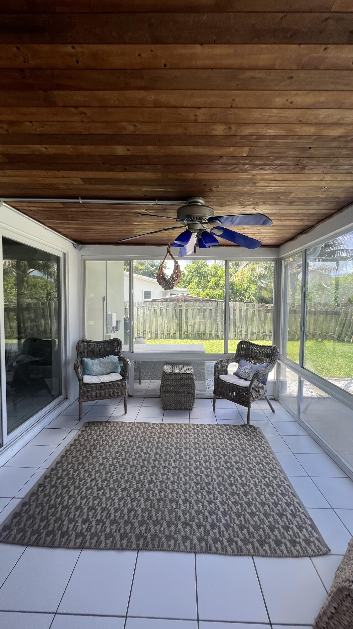 1224 Southwest 16th Avenue Boca Raton, FL 33486 - Photo 19 of 48 Screened Sunroom area