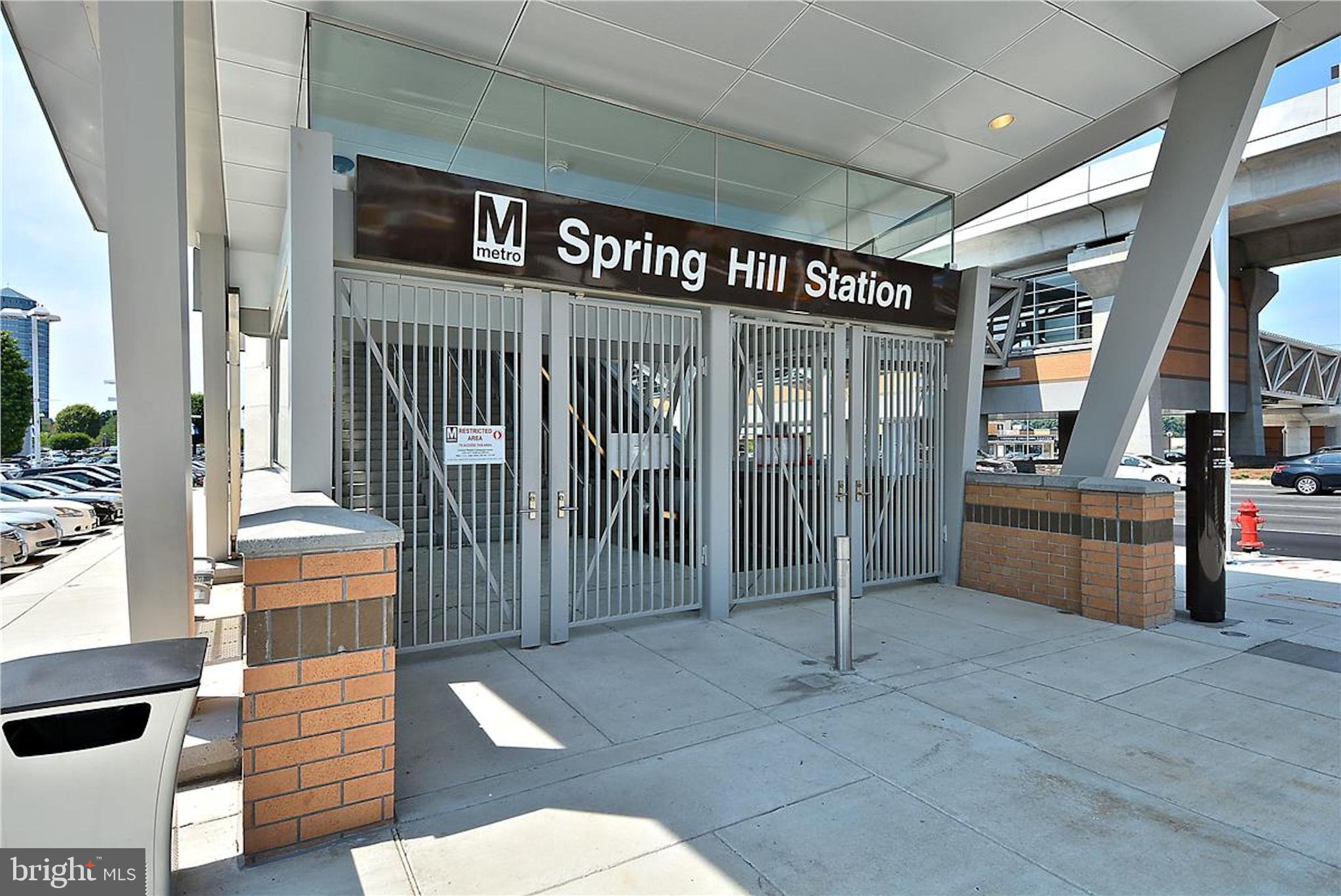 9946 Vale Road Vienna, VA 22181 - Photo 22 of 26 Spring Hill Metro Station.