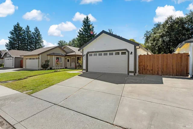 a view of outdoor space yard and front view of a house