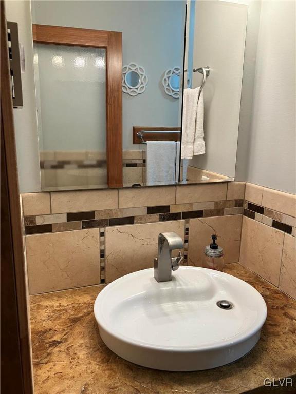 3934 Howertown Road Northampton, PA 18067 - Photo 15 of 50 Main bathroom sink. Notice the tile. Vanity has