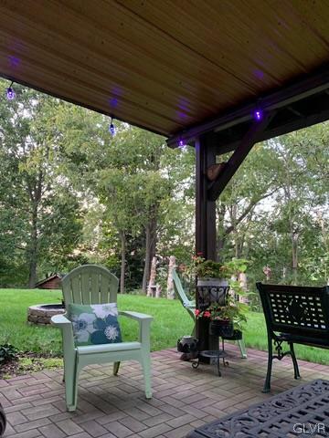 3934 Howertown Road Northampton, PA 18067 - Photo 40 of 50 Brick patio. The ceiling, I mentioned in another