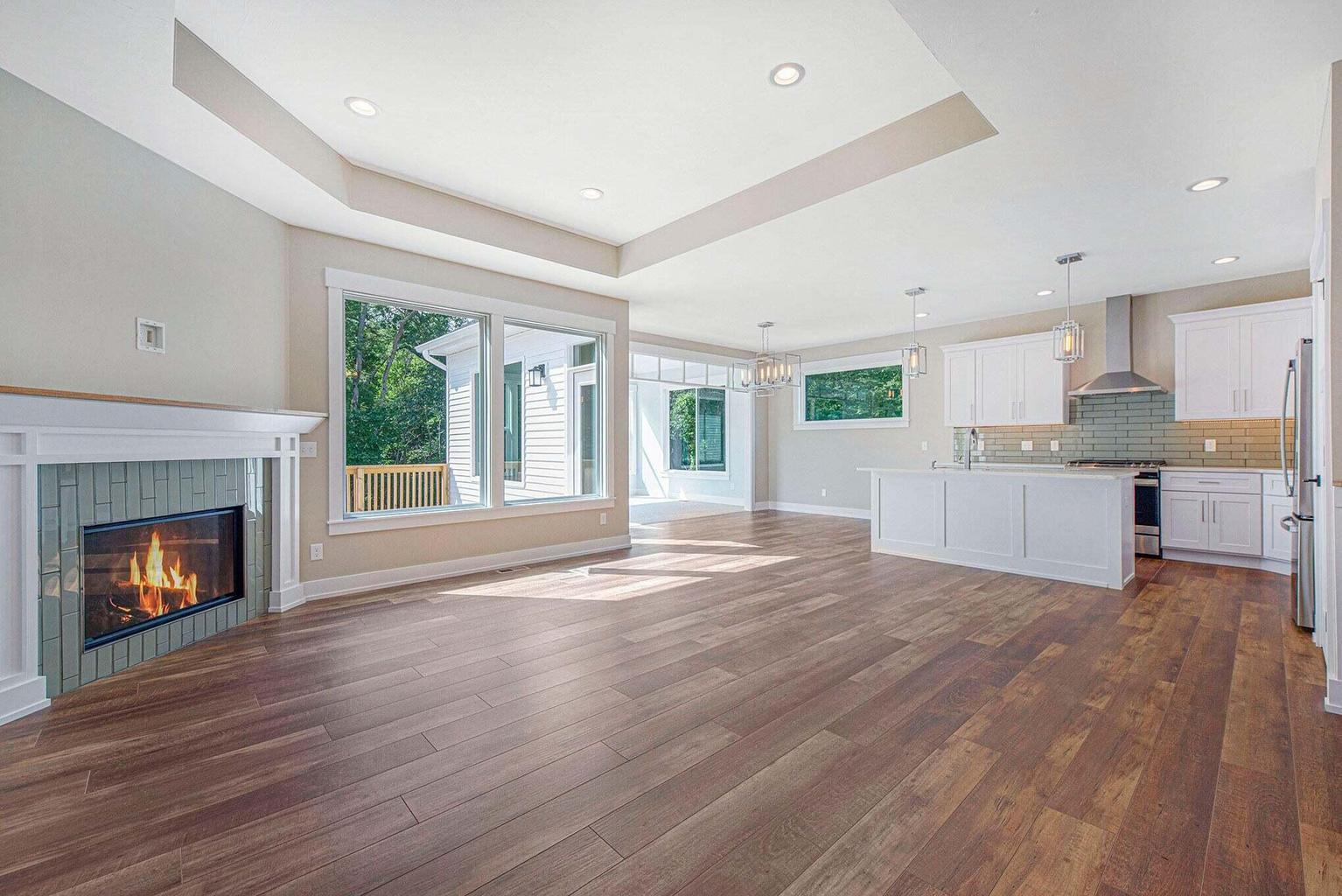 Lot 58 East Starlight Rdg Circle Onekama, MI 49675 - Photo 2 of 9 Living Area and Kitchen View