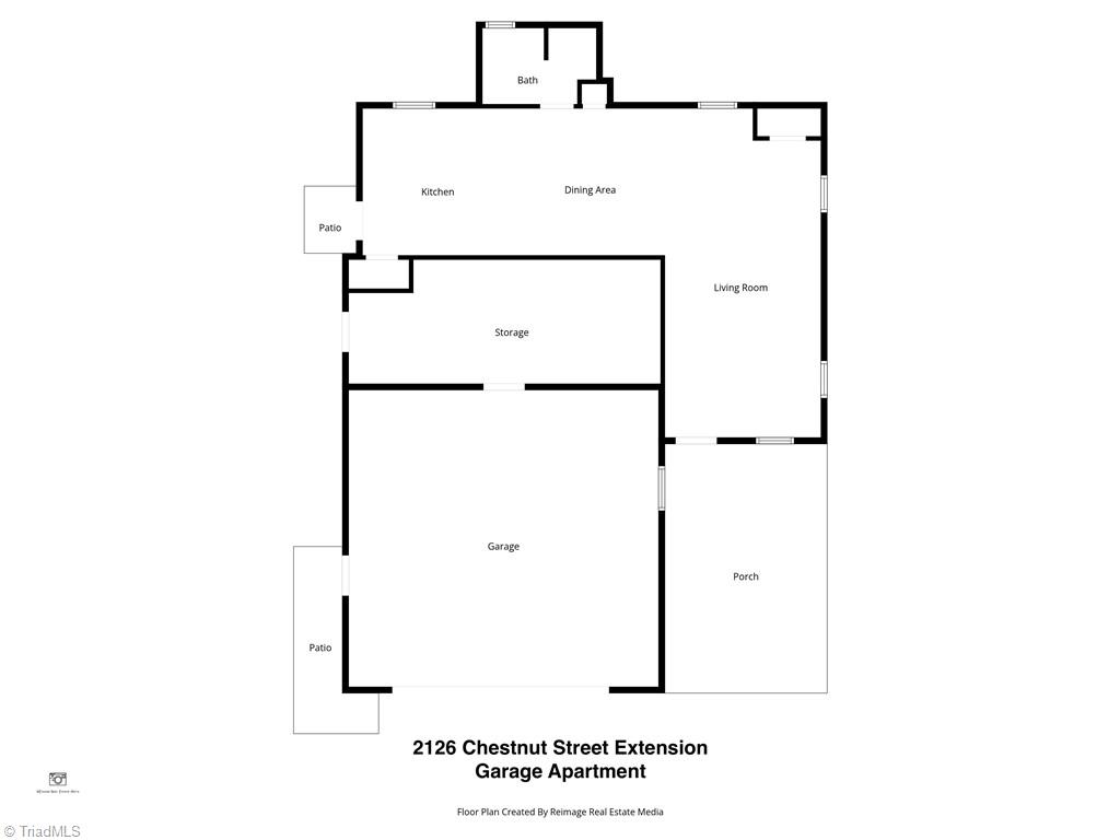 2126 Chestnut Drive High Point, NC 27262 - Photo 49 of 49 garage and apartment floorplan