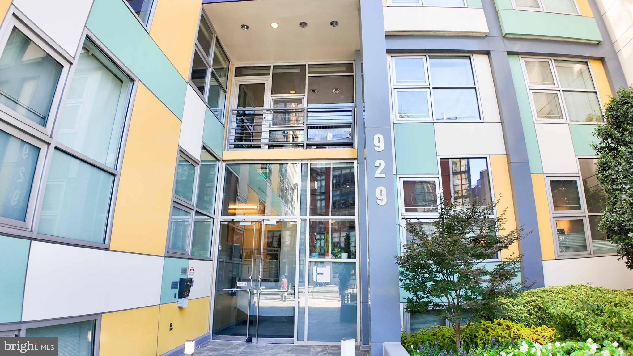 929 Florida Avenue Northwest, Unit 8001 Washington, DC 20001 - Photo 15 of 15 a front view of a building with a garden