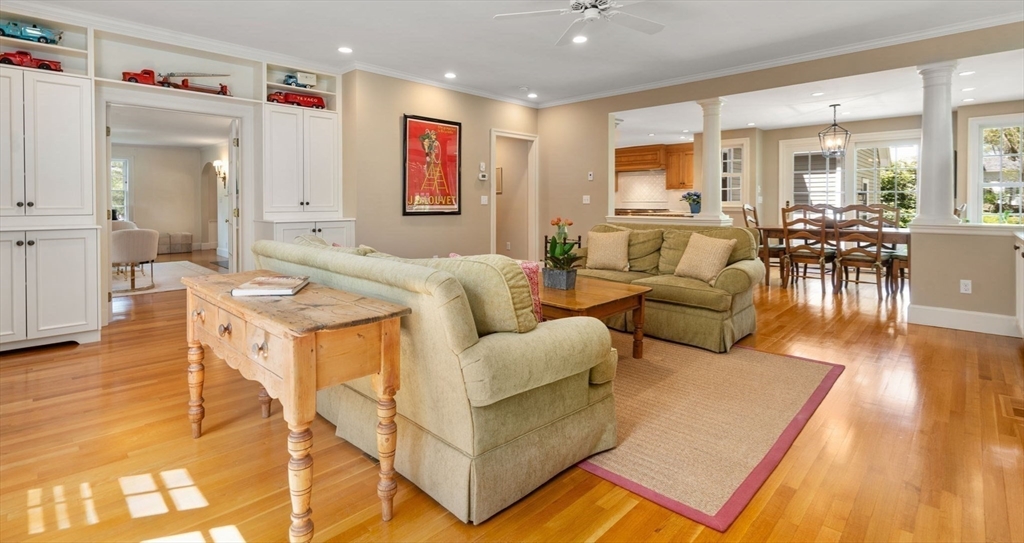 30 Park Avenue Wellesley, MA 02481 - Photo 11 of 36 a living room with furniture and a table