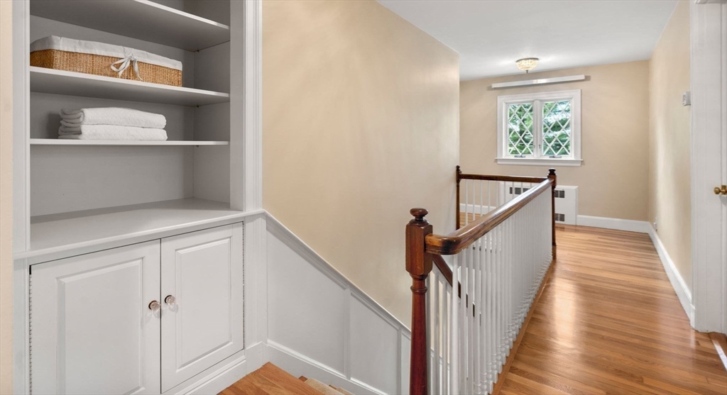 30 Park Avenue Wellesley, MA 02481 - Photo 17 of 36 a view of entryway and hall with wooden floor