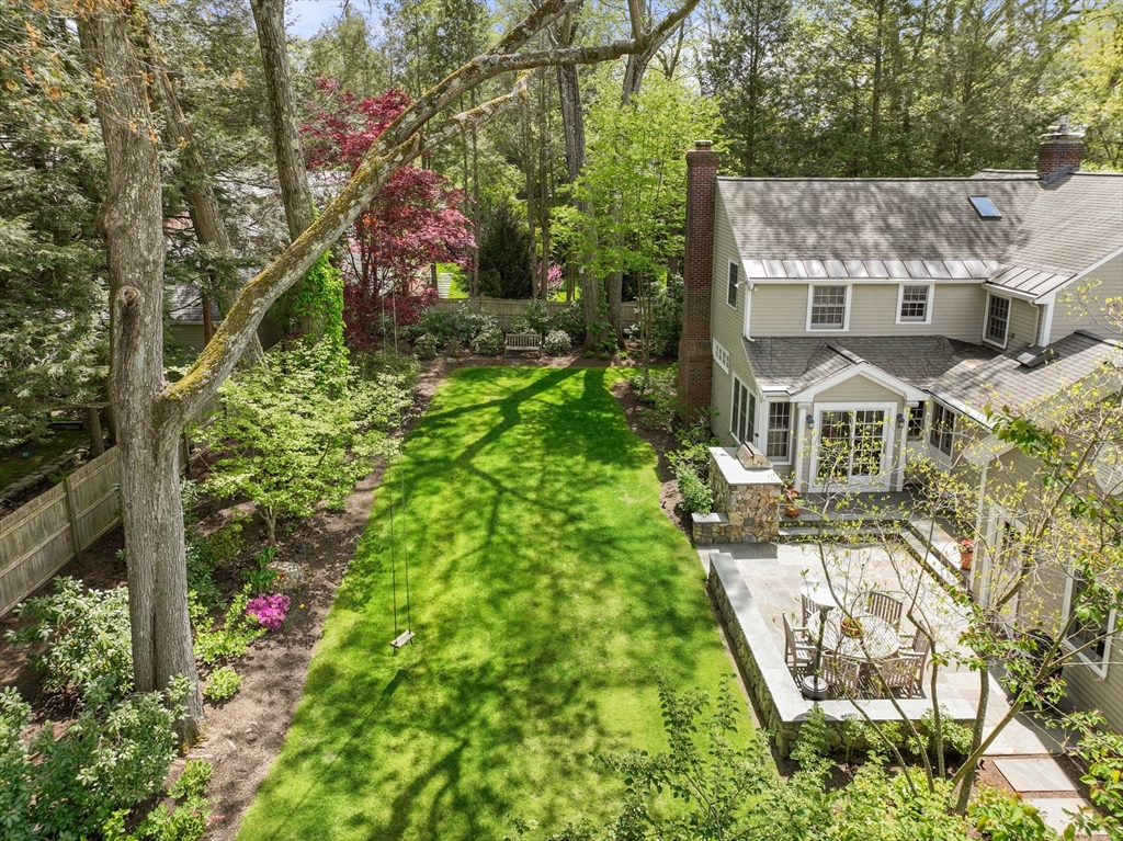 30 Park Avenue Wellesley, MA 02481 - Photo 35 of 36 a view of a house with a yard