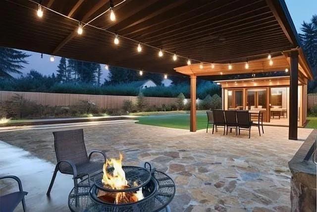 125 Heritage Road Gordonville, TX 76245 - Photo 12 of 40 a view of a porch with furniture and a yard