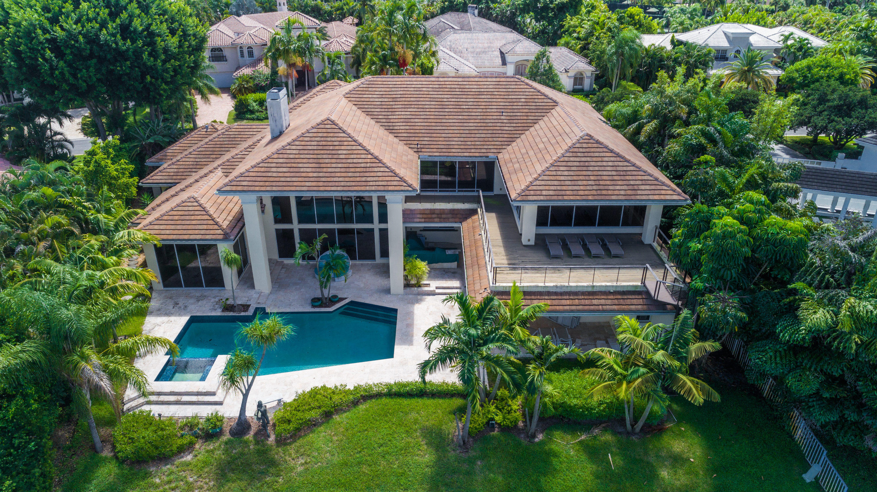 17017 Brookwood Drive Boca Raton, FL 33496 - Photo 23 of 27 Aerial View