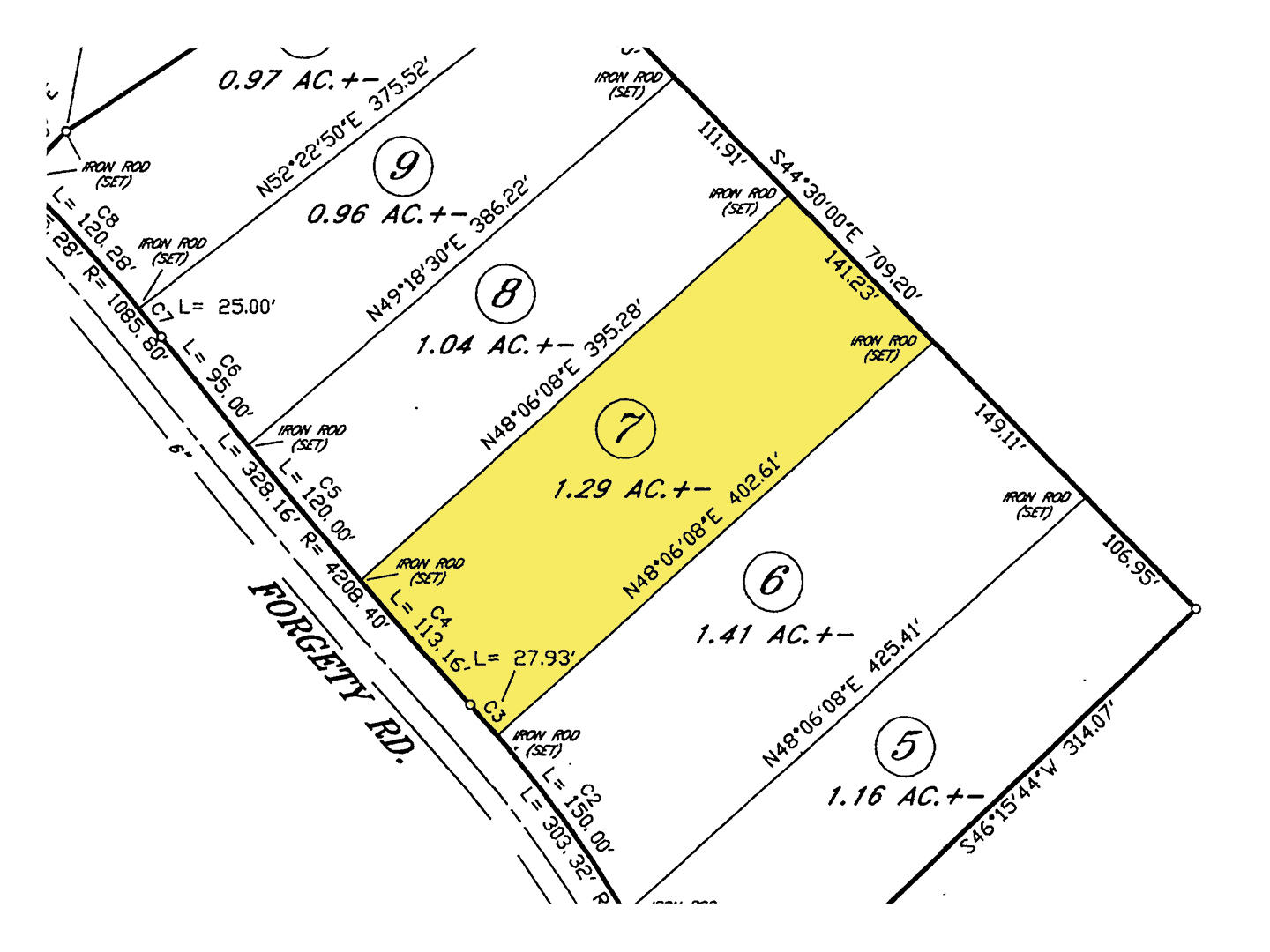 Lot 7 Forgety Road Jefferson City, TN 37760 - Photo 3 of 3 3 - Plat - Forgety Road - Lot 7