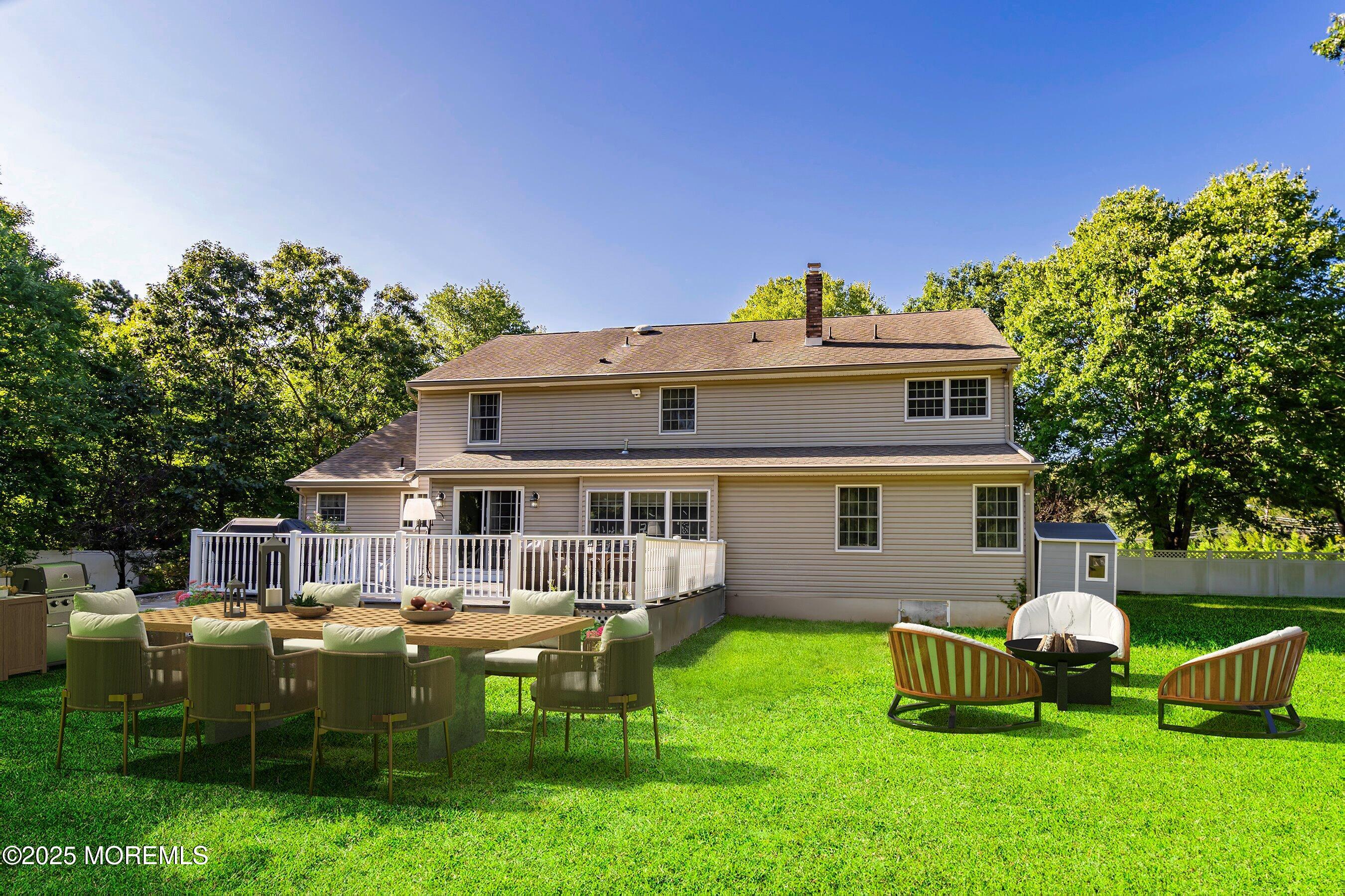 657 Rodriguez Lane Jackson, NJ 08527 - Photo 37 of 42 43-Back Right GRASS STAGED