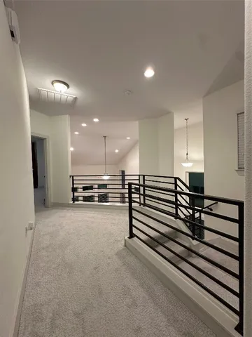 a view of a livingroom with furniture