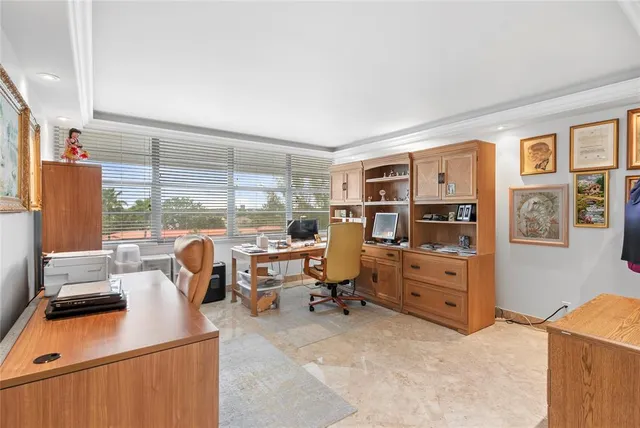 a view of a balcony with an ocean view