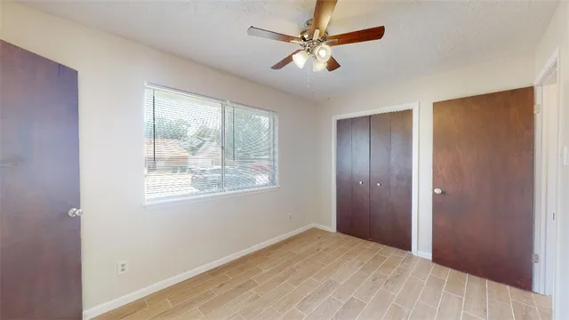 a close view of closet