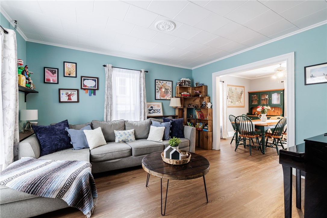 970 Atlantic Avenue Rochester, NY 14609 - Photo 12 of 25 Living room opens to the dining room