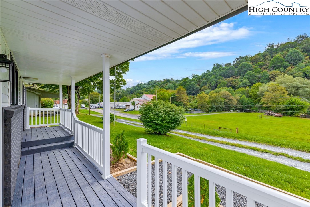 358 Dogget Road West Jefferson, NC 28694 - Photo 28 of 41 a view of a balcony with yard