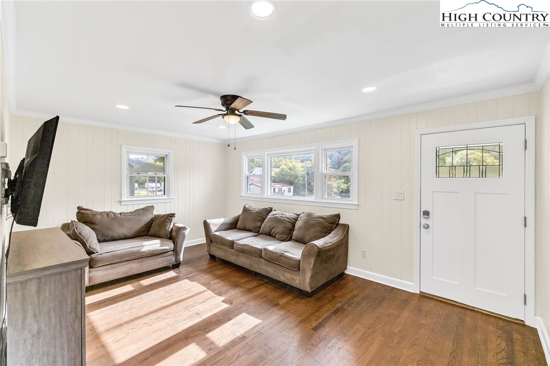 358 Dogget Road West Jefferson, NC 28694 - Photo 6 of 41 a living room with furniture and a large window