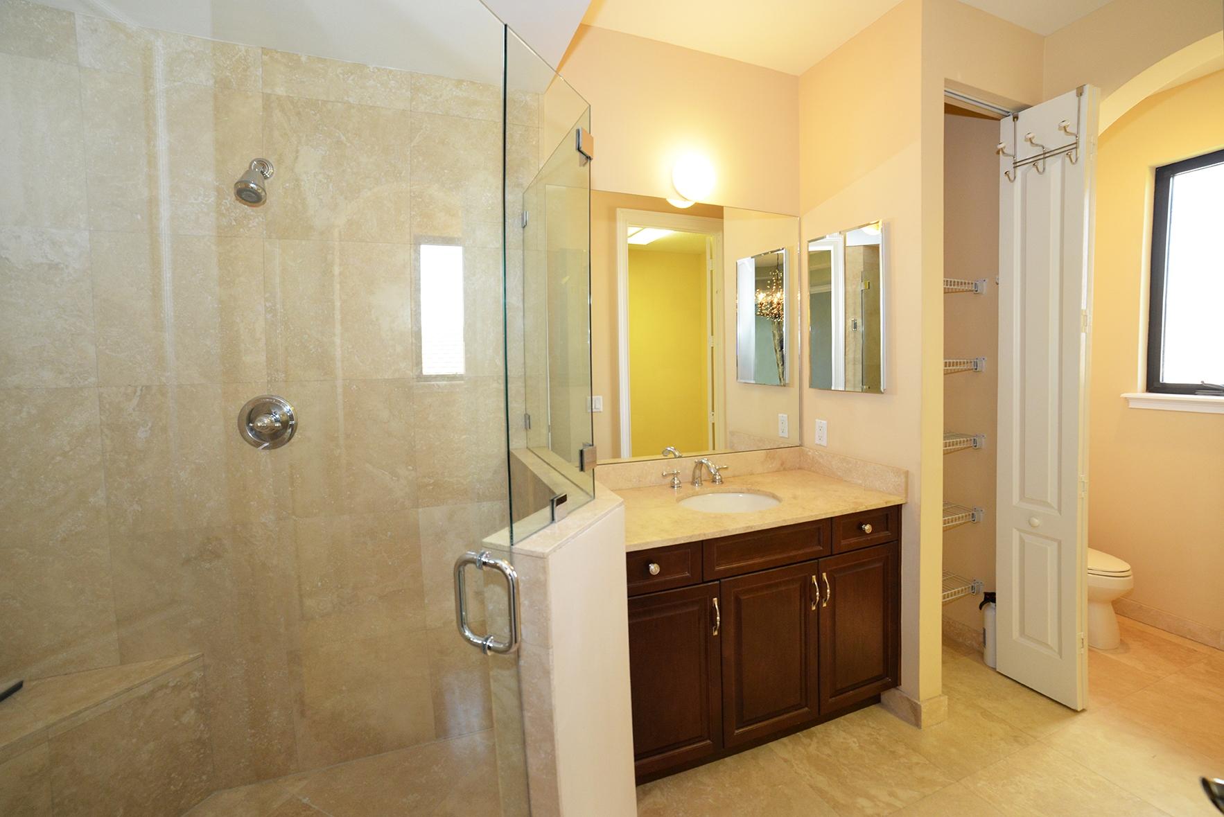 9812 Equus Circle Boynton Beach, FL 33472 - Photo 30 of 39 a bathroom with a granite countertop sink mirror and double