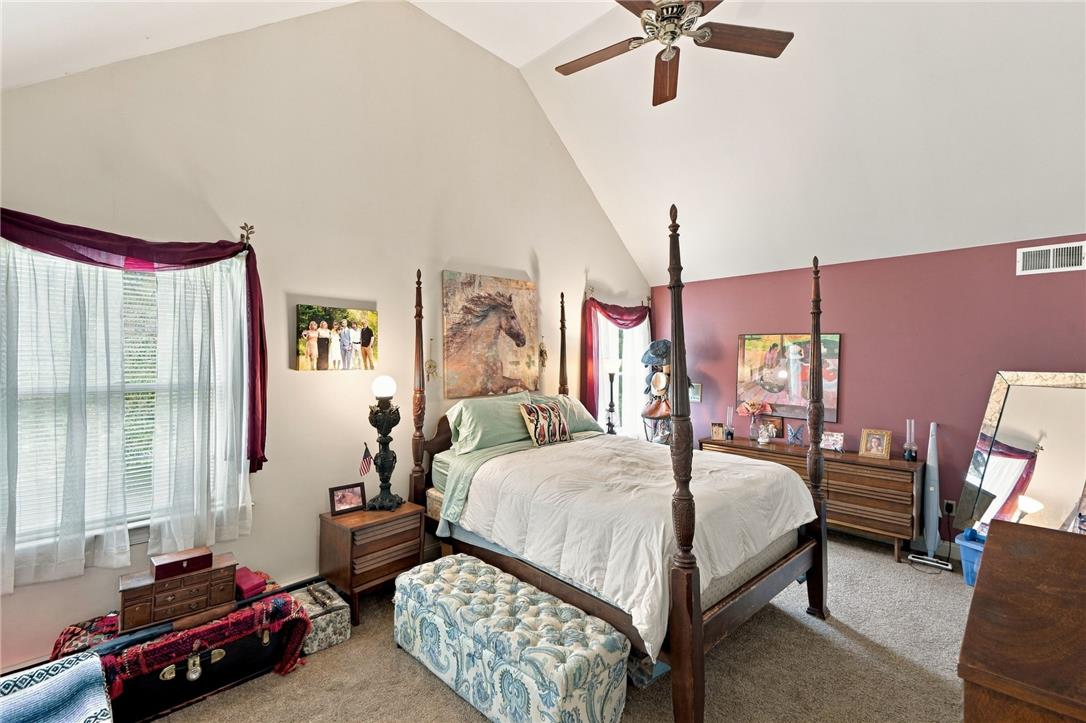 1255 Clearview Road Coplay, PA 18037 - Photo 39 of 54 High vaulted ceilings create an airy atmosphere throughout this spacious bedroom retreat.