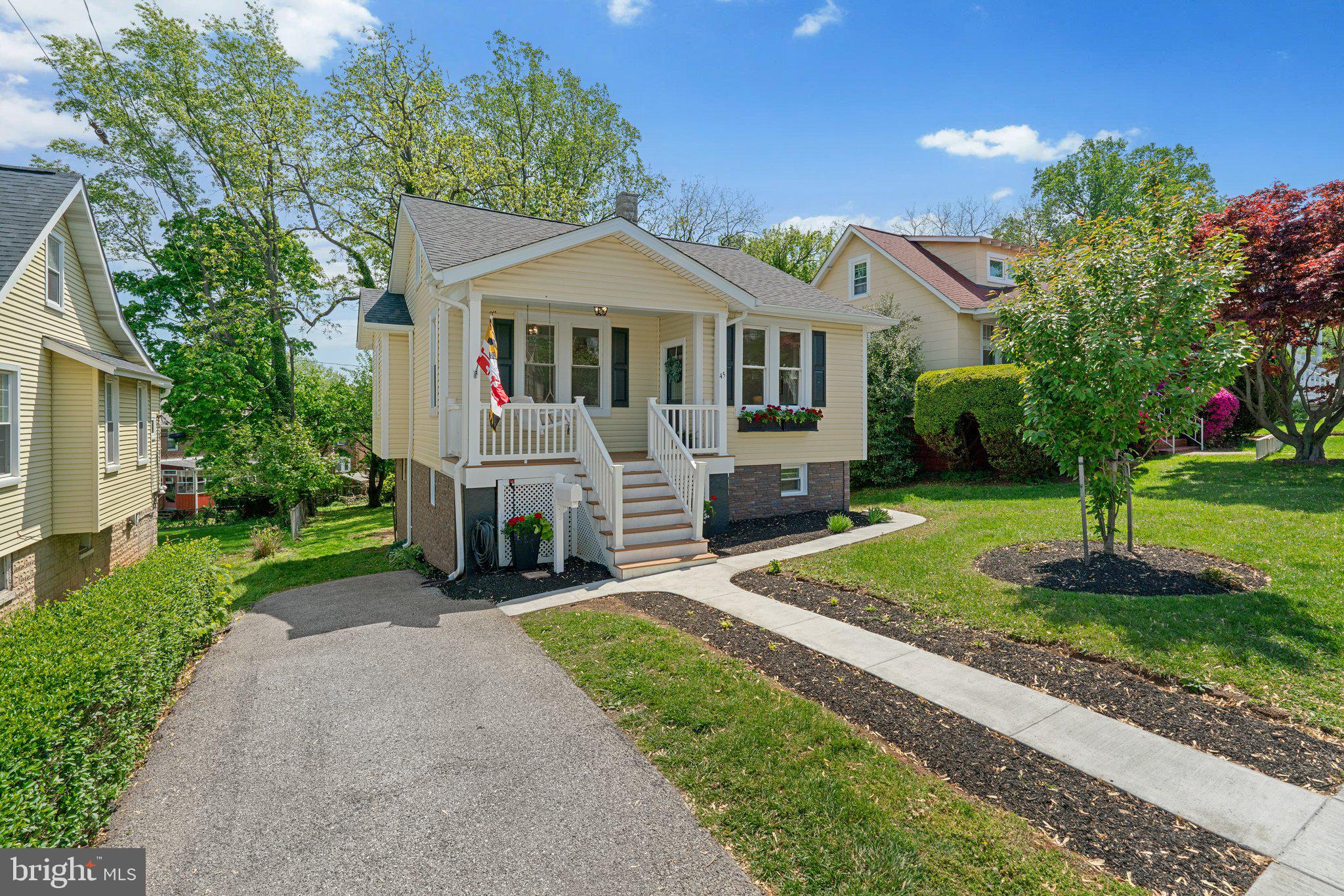 45 Edmondson Ridge Road Baltimore, MD 21228 - Photo 2 of 44 a front view of house with yard and green space