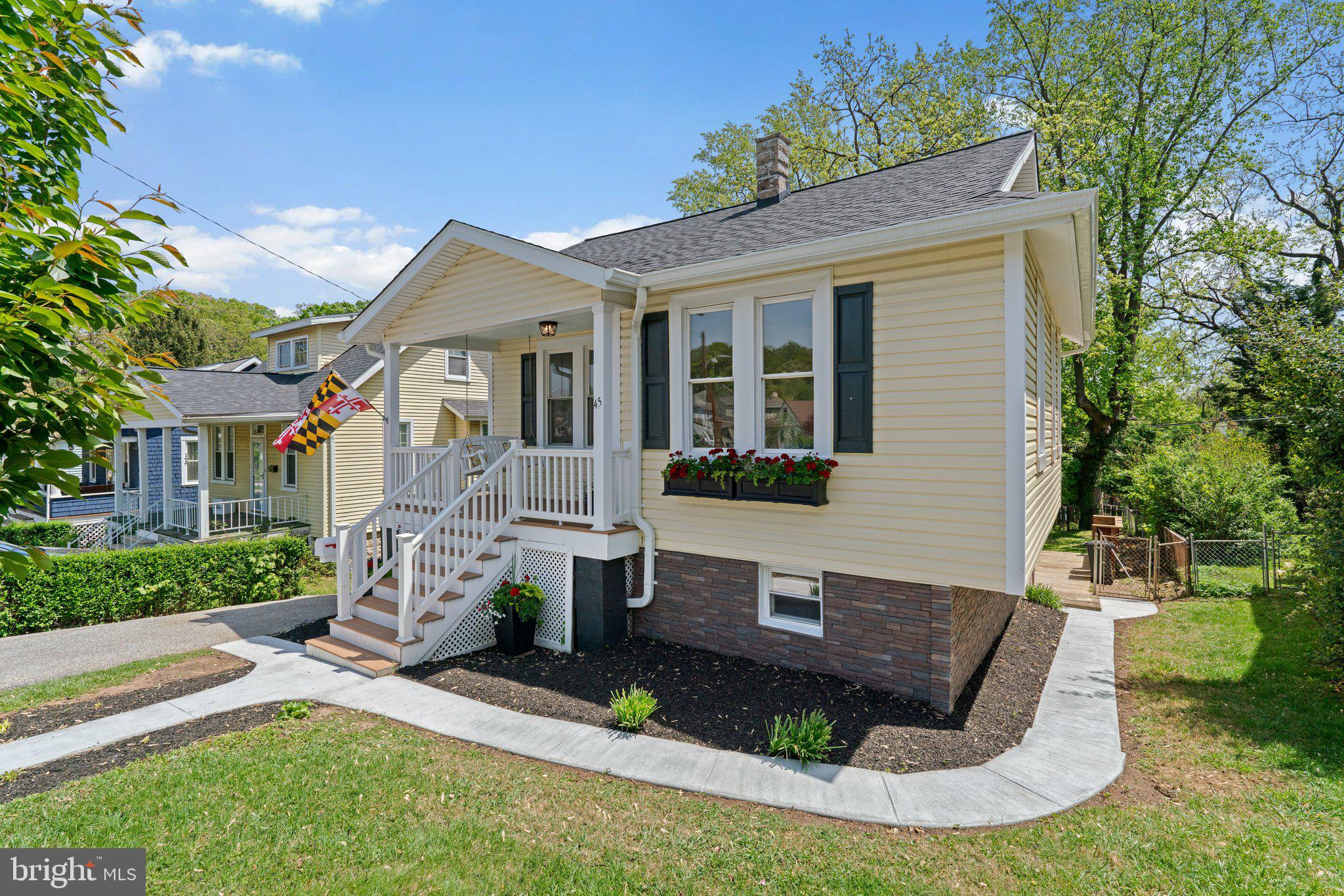 45 Edmondson Ridge Road Baltimore, MD 21228 - Photo 3 of 44 a view of a house with backyard sitting area and garden