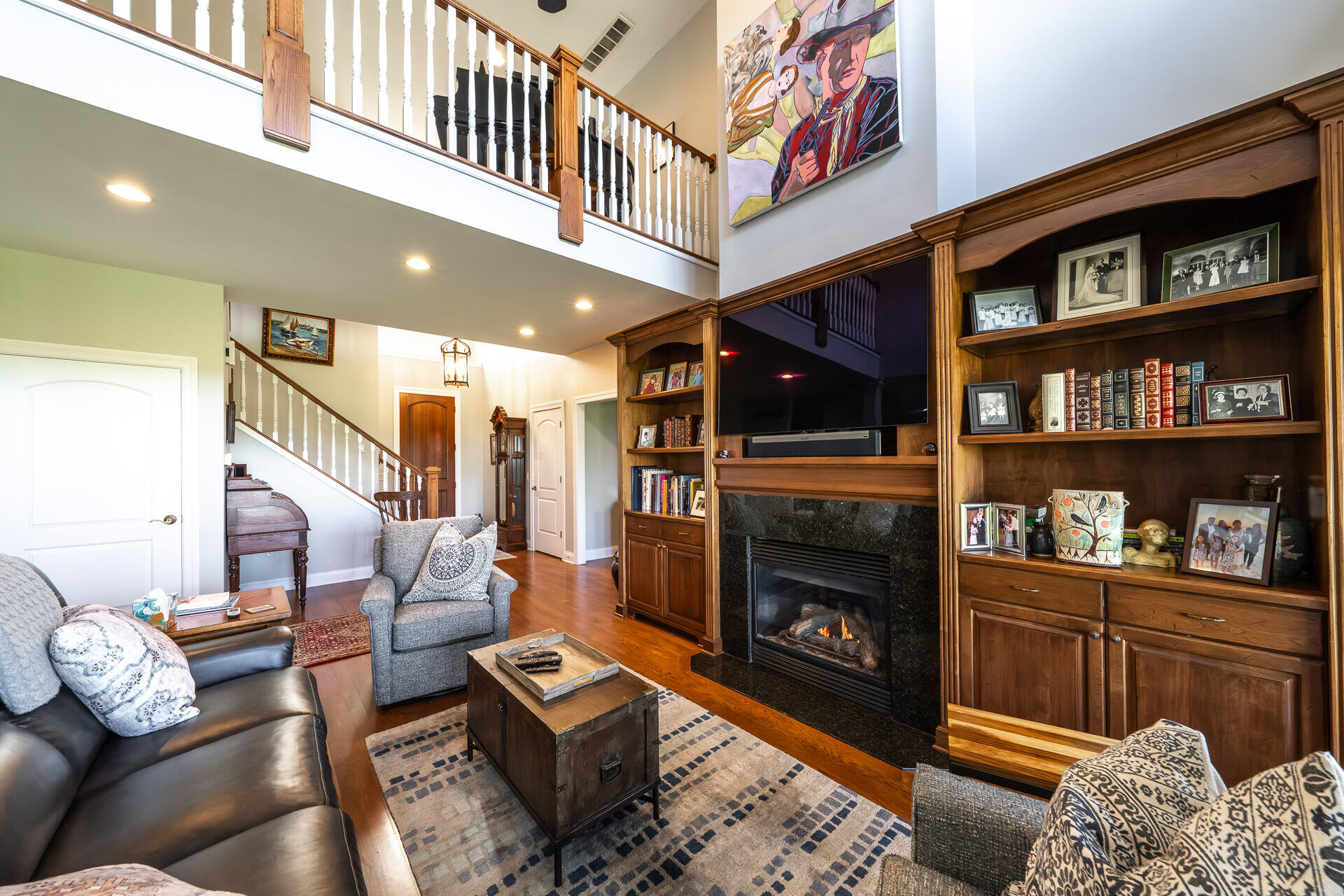 642 Eagleton Drive, Unit 5528 Geneva, WI 53147 - Photo 4 of 38 Living Room with Fireplace