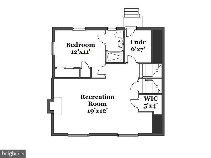 7904 Clearfield Road Frederick, MD 21702 - Photo 30 of 30 Floor plan for family room and lower level