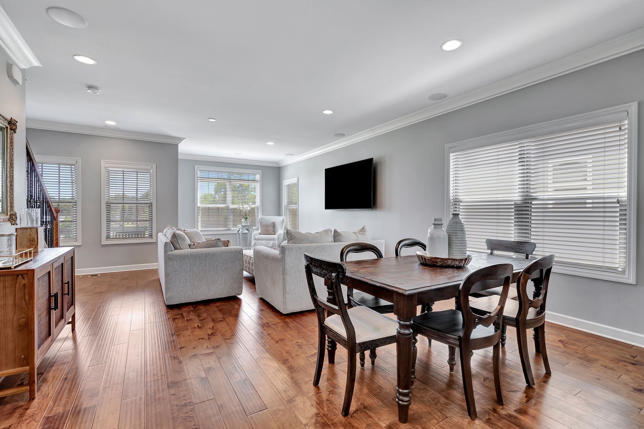 712 Bellevue Road Nashville, TN 37221 - Photo 5 of 31 a view of a dining room with furniture and wooden floor
