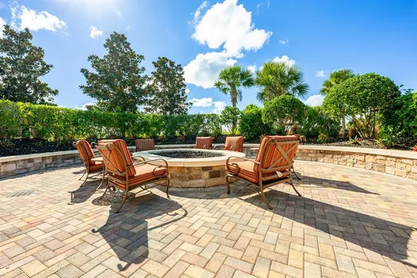 a view of outdoor space with lounge chair