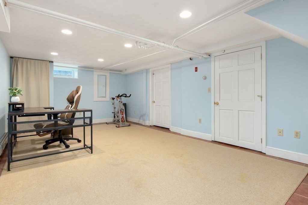 311 Clark Road Brookline, MA 02445 - Photo 20 of 26 a view of a room with gym equipment
