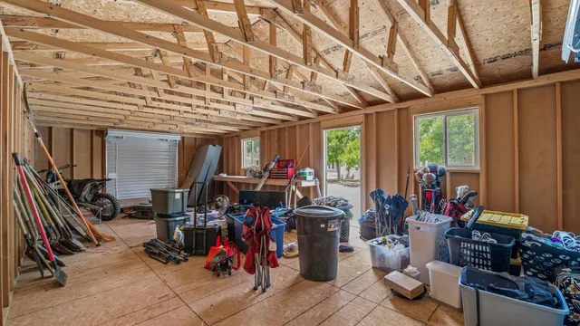 a view of a city with a lake