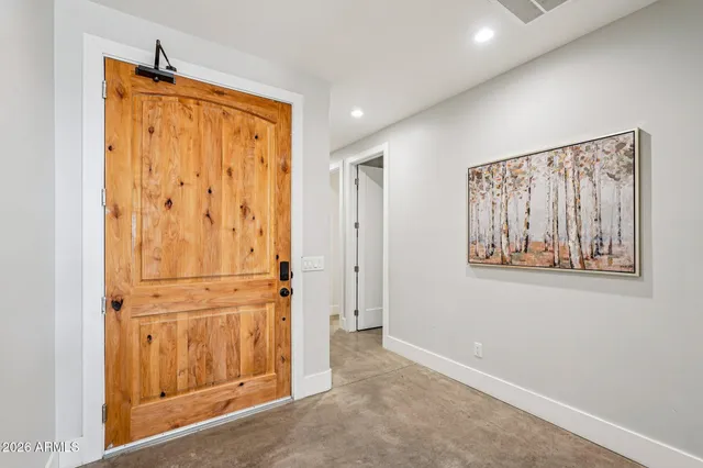 a kitchen with lots of counter top space