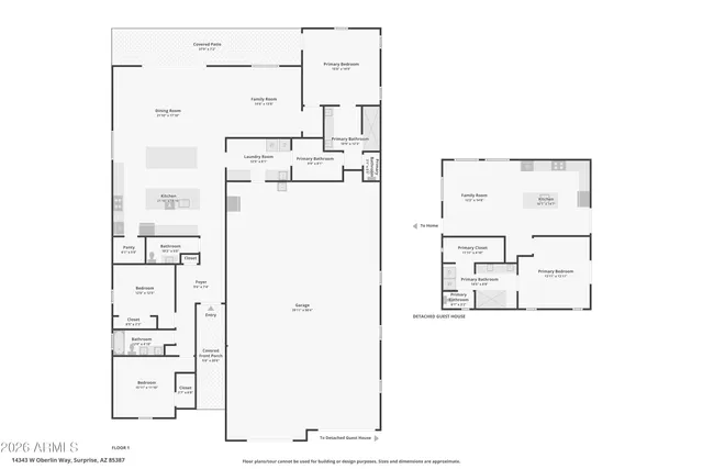 $1,190,000 | 14343 West Oberlin Way, Surprise, AZ 85387