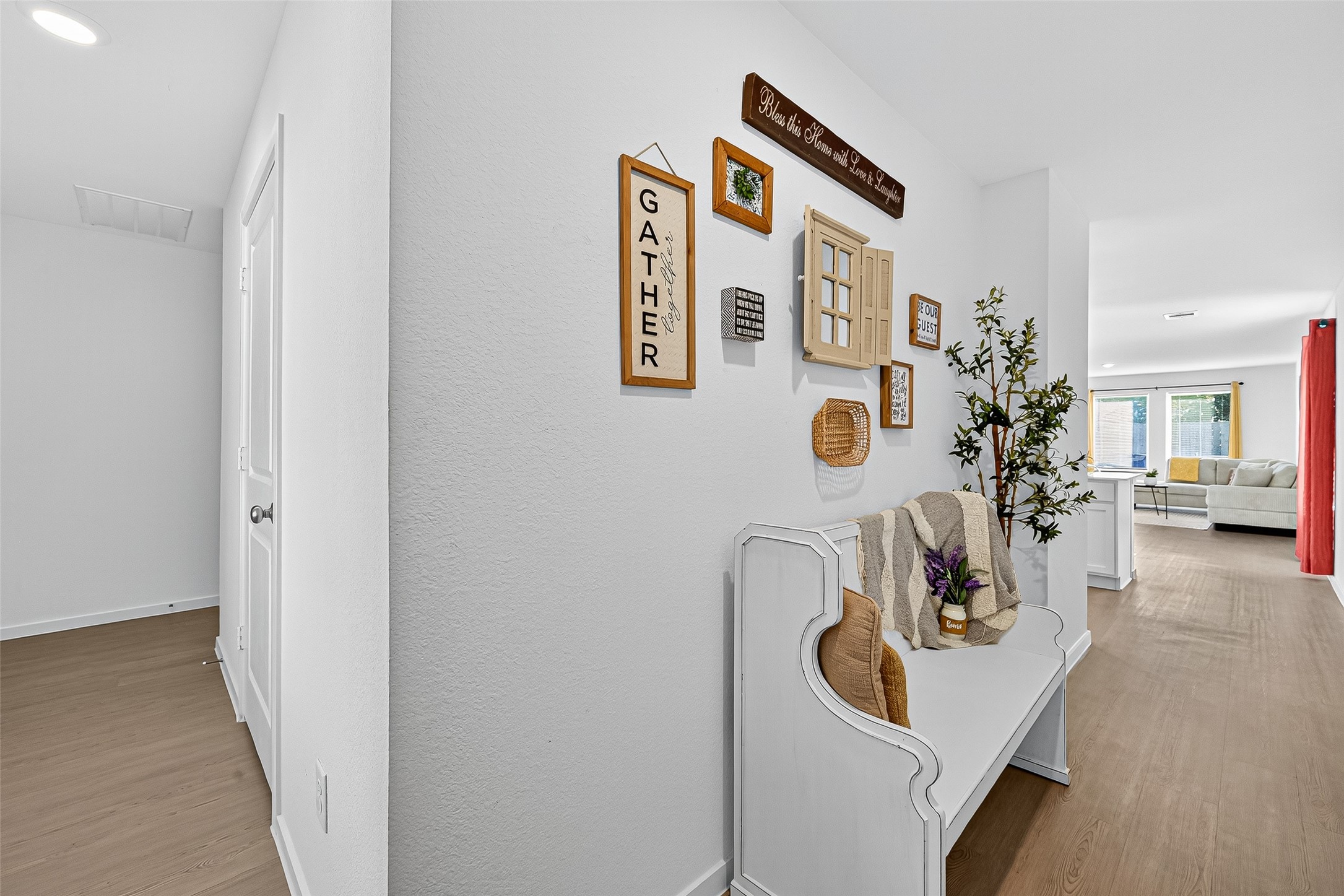 228 Laura Leigh Lane Angleton, TX 77515 - Photo 22 of 37 a view of living room with furniture and flower pot