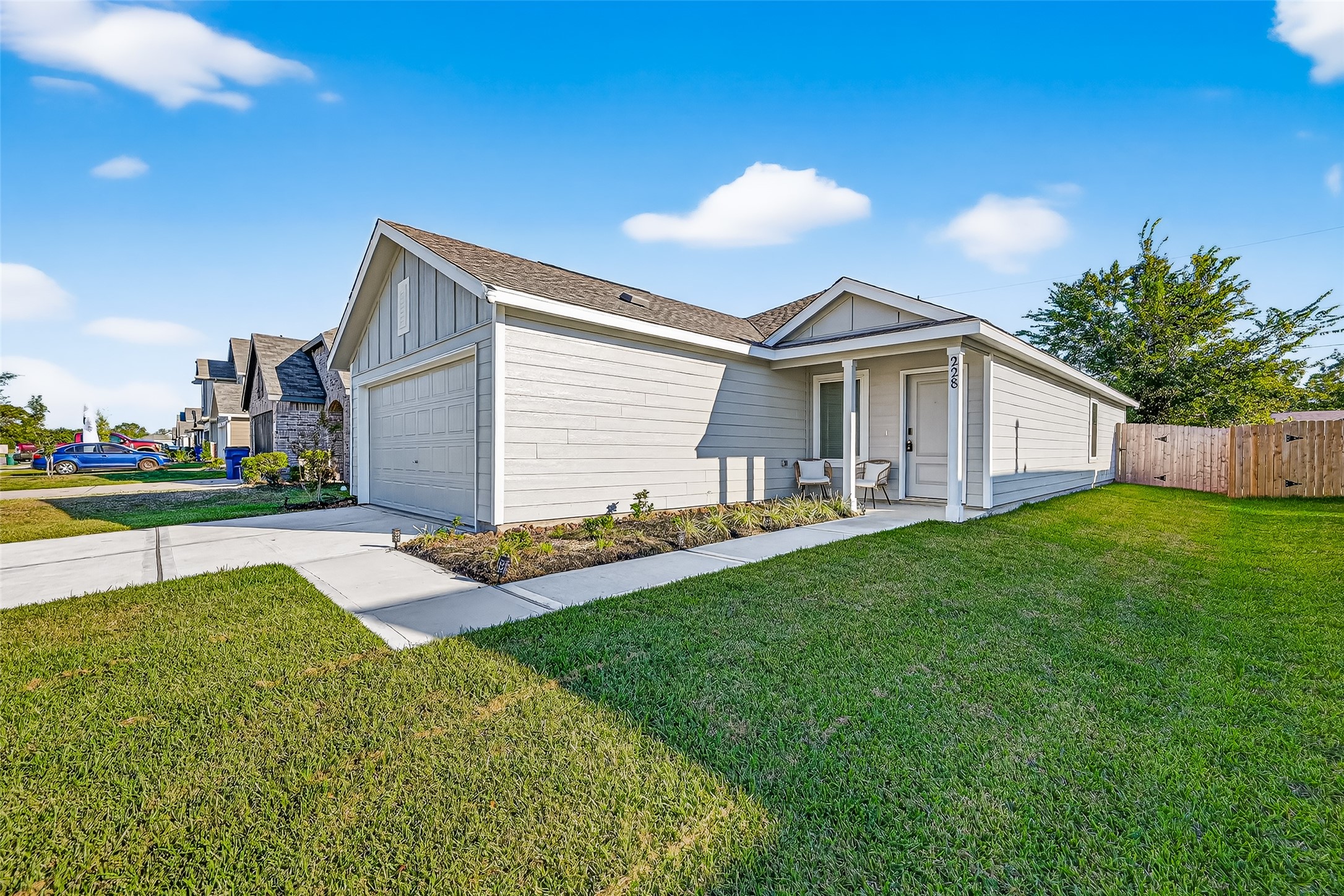 228 Laura Leigh Lane Angleton, TX 77515 - Photo 5 of 37 a view of a house with a yard