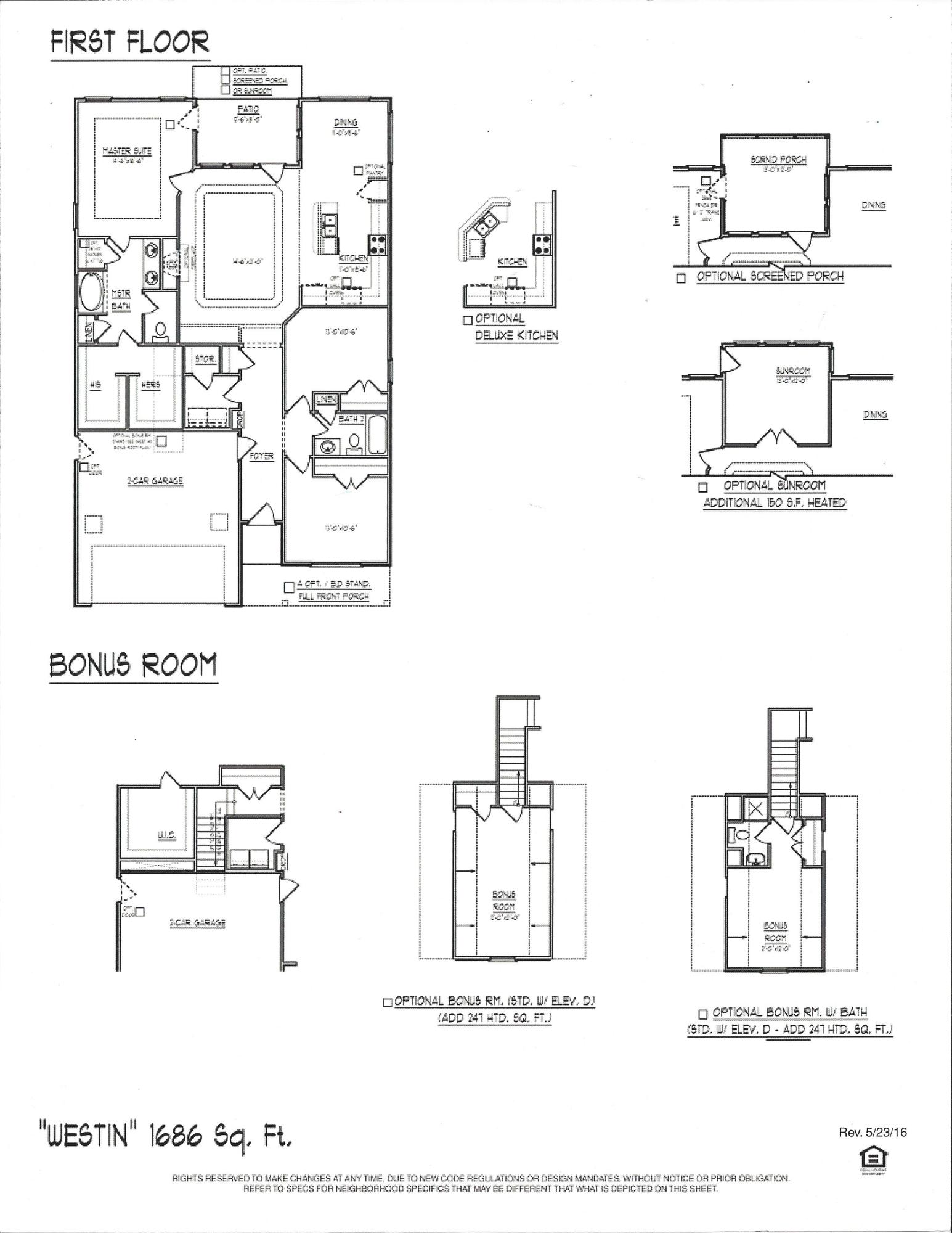 719 Sportsman Road Moncks Corner, SC 29461 - Photo 53 of 53 Westin Floor Plan