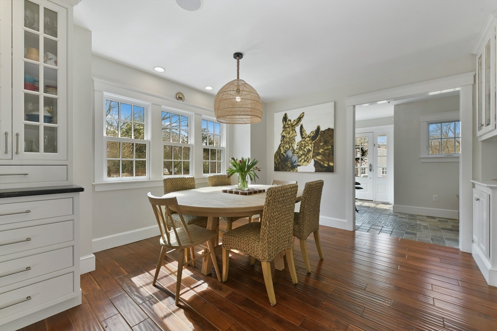 19 Smith Road Hingham, MA 02043 - Photo 4 of 18 a view of a dining room with furniture window and wooden floor