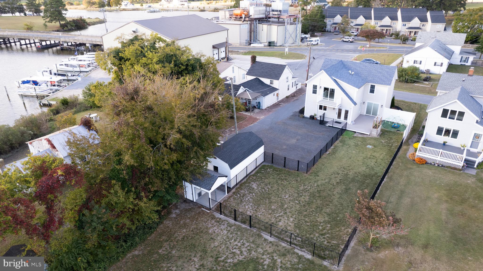 110 Second Street Secretary, MD 21664 - Photo 35 of 36 an aerial view of a house with outdoor space