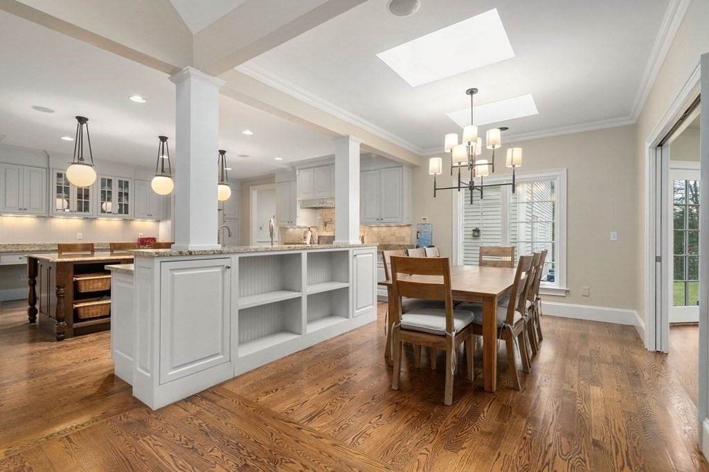 7 Donnelly Drive Dover, MA 02030 - Photo 13 of 29 a view of a dining room with furniture and wooden floor