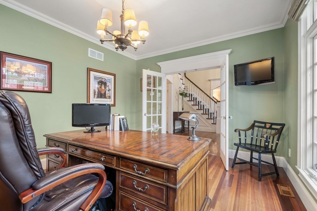 7 Donnelly Drive Dover, MA 02030 - Photo 15 of 29 a view of a dining room with furniture and wooden floor