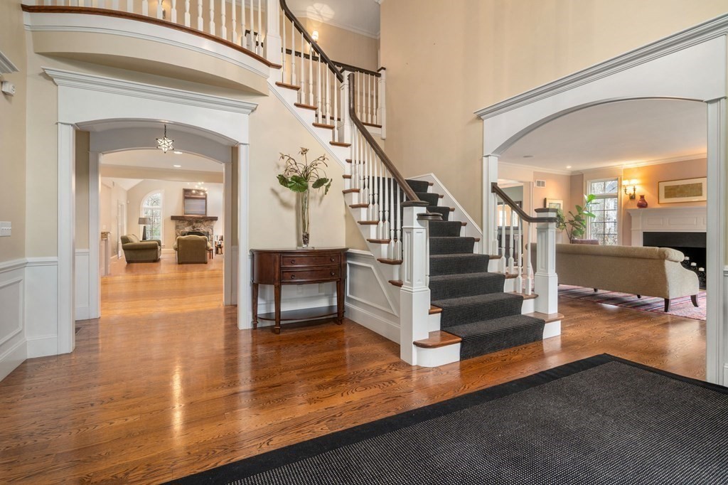 7 Donnelly Drive Dover, MA 02030 - Photo 2 of 29 a view of entryway and hall with wooden floor