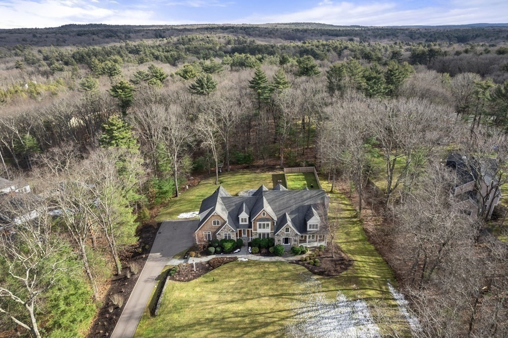 7 Donnelly Drive Dover, MA 02030 - Photo 27 of 29 a view of a swimming pool with a yard