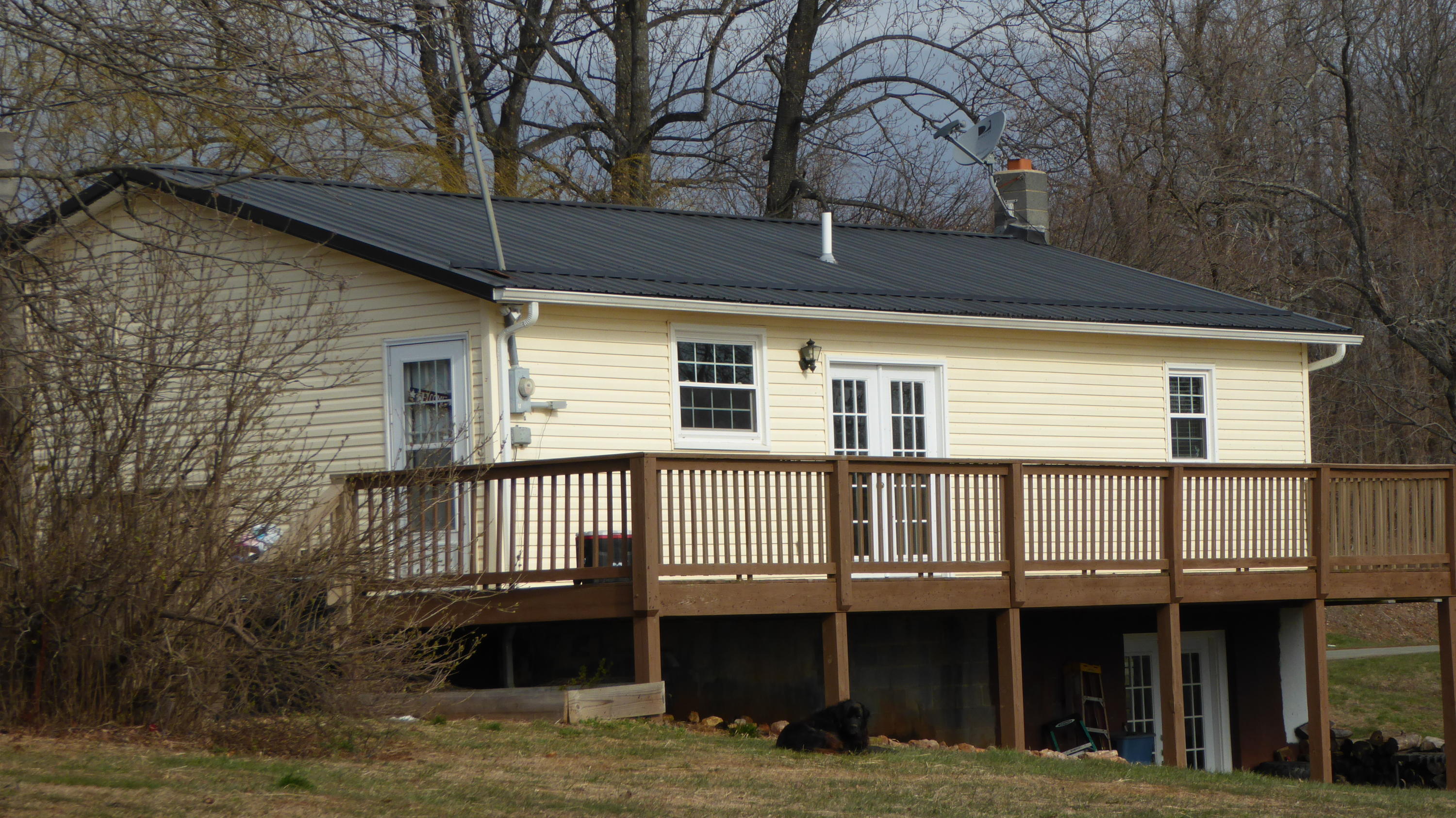 280 Rock Ridge Road Callaway, VA 24067 - Photo 13 of 37 a front view of a house with a balcony