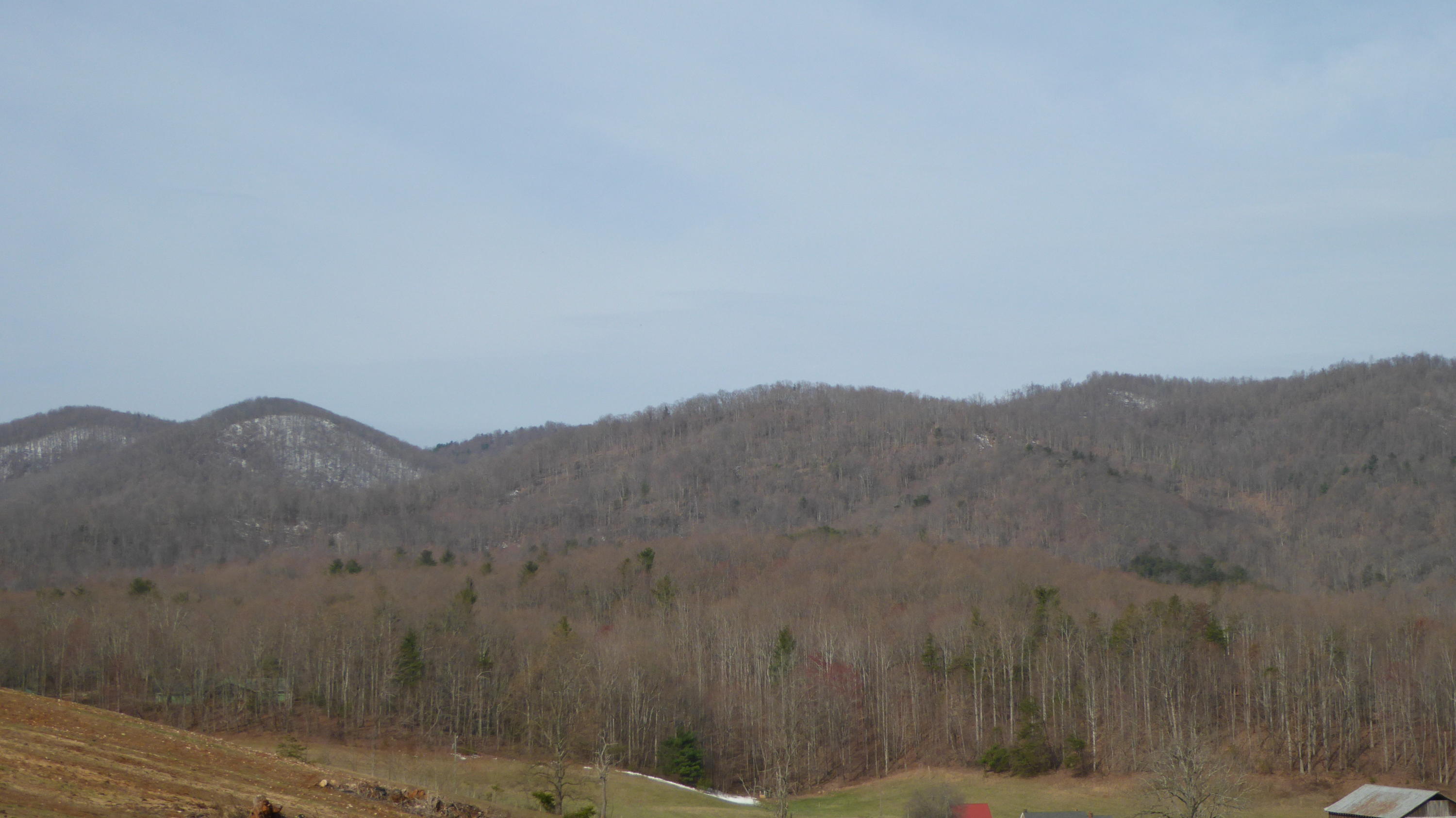 280 Rock Ridge Road Callaway, VA 24067 - Photo 15 of 37 a view of a dry field with mountains in the background