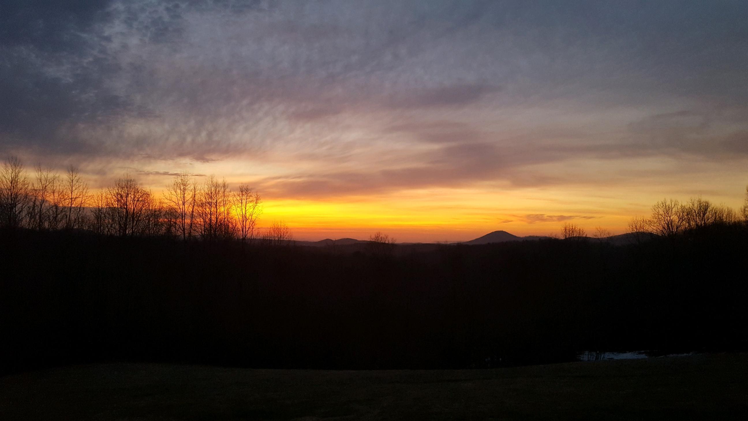 280 Rock Ridge Road Callaway, VA 24067 - Photo 19 of 37 a view of sunset