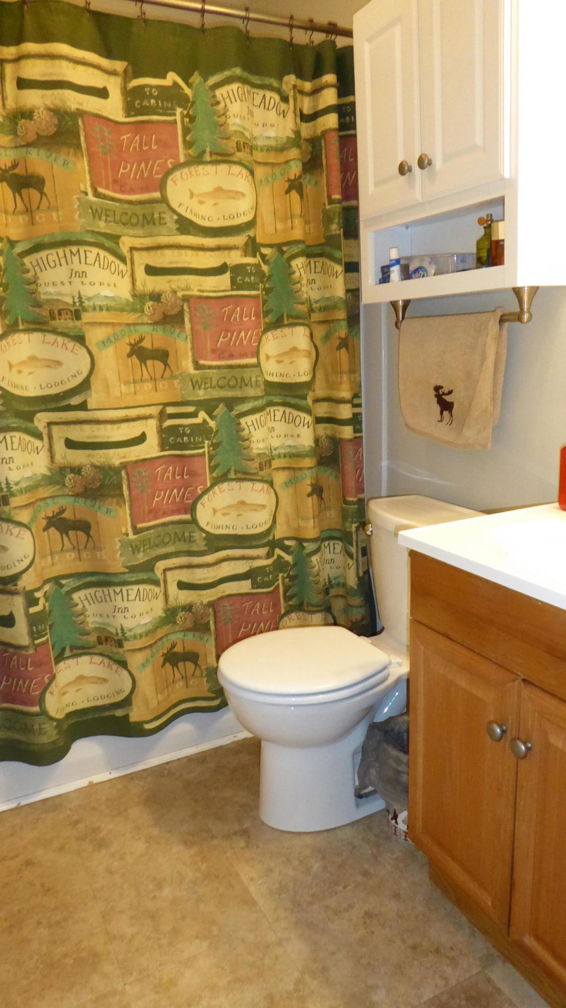280 Rock Ridge Road Callaway, VA 24067 - Photo 8 of 37 a bathroom with a toilet sink and mirror