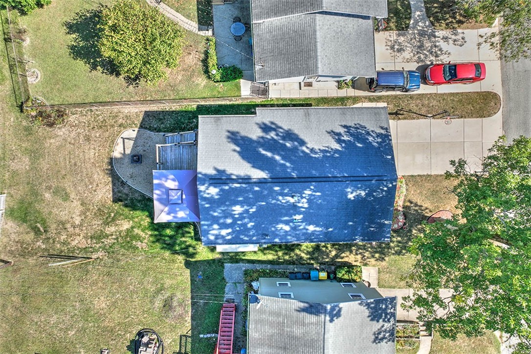 98 Ridgeway Drive Decatur, IL 62521 - Photo 30 of 31 an aerial view of a house with a yard
