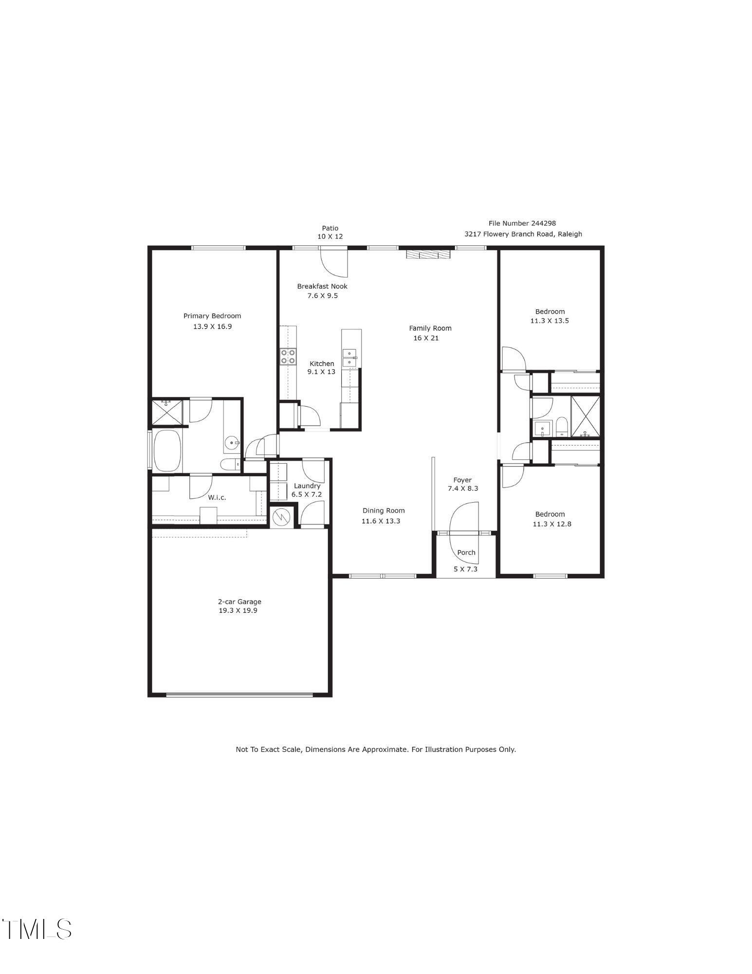 3217 Flowery Branch Road Raleigh, NC 27610 - Photo 12 of 12 2